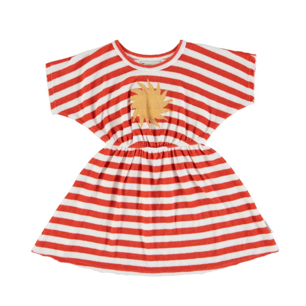 Piupiuchick
Piupiuchick Short dress | red & ecru stripes
